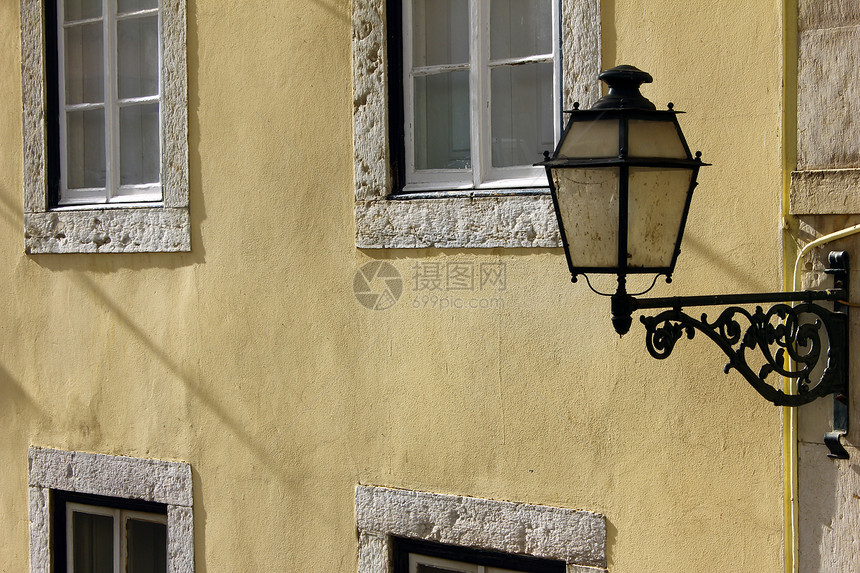 里斯本典型建筑旅游城市古董建筑物房屋传统建筑学旅行房子首都图片