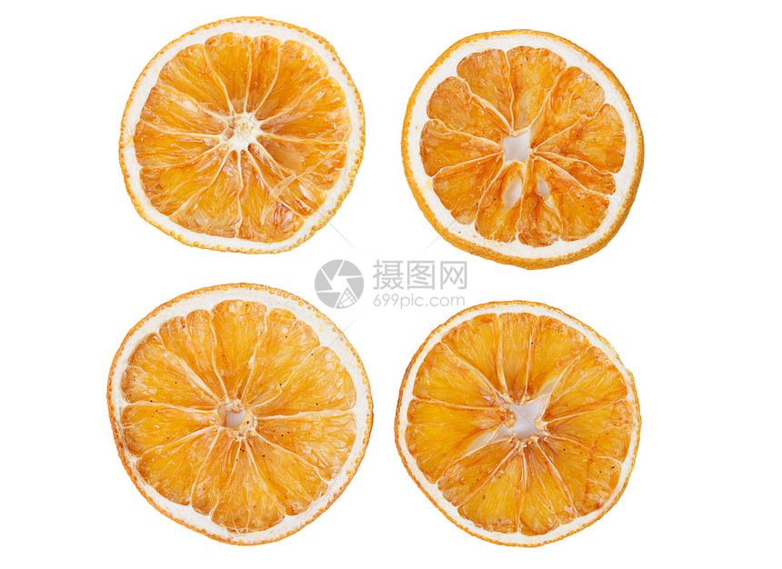 四片干橙子图片