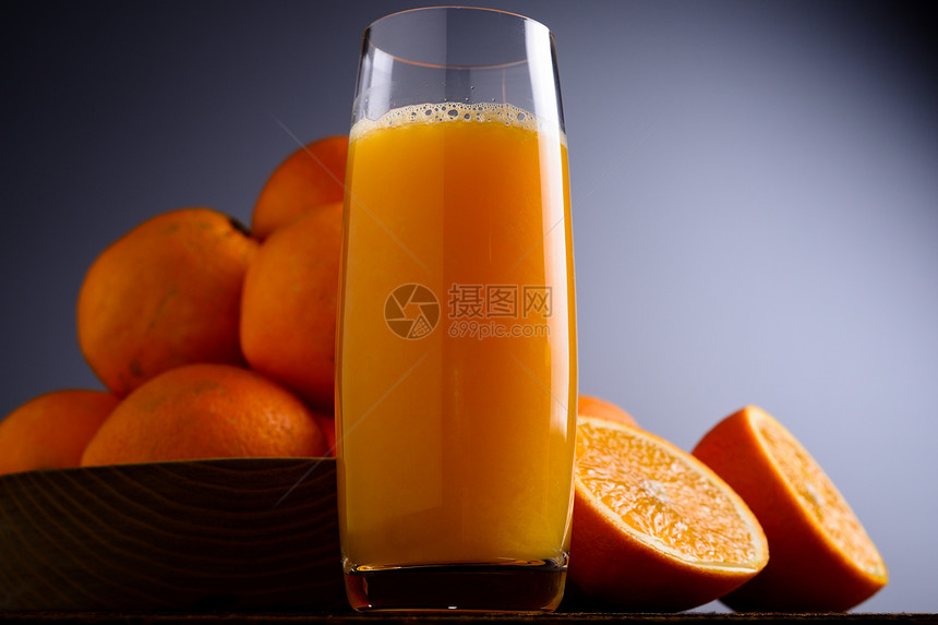 橙汁水果橙子玻璃早餐食物有机食品维生素皮肤果汁图片