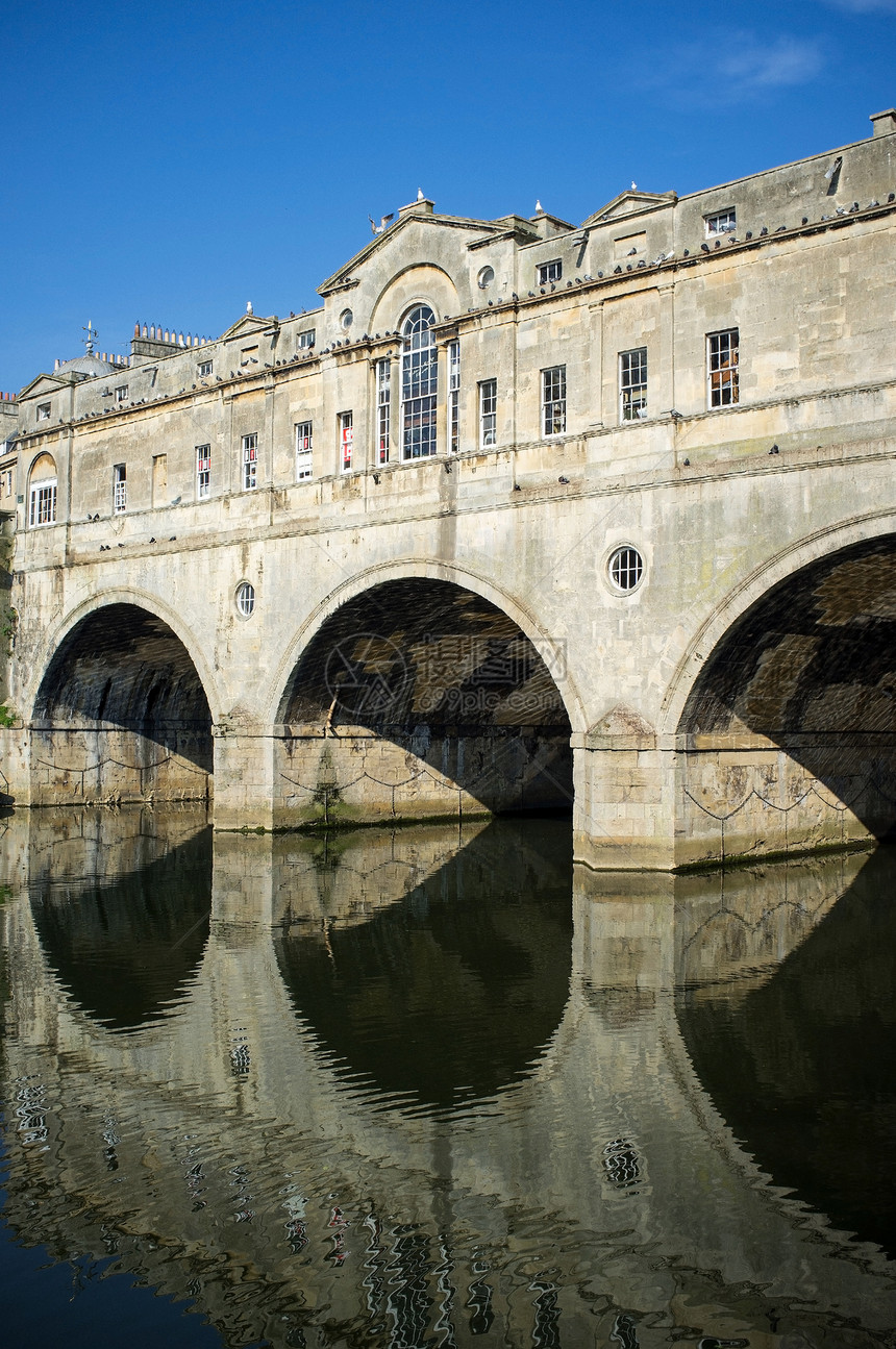 历史桥梁遗产世界洗澡吸引力历史性王国建筑游客图片