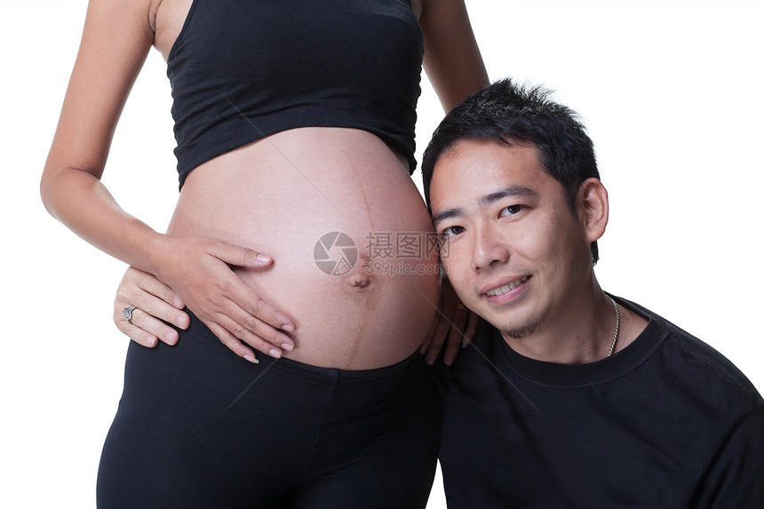 父亲母性母亲卫生肚子女性医师身体女士家庭孩子图片