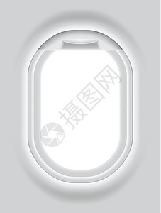 飞机的空洞椭圆旅游飞行云景椭圆形空气塑料白色旅行运输背景图片