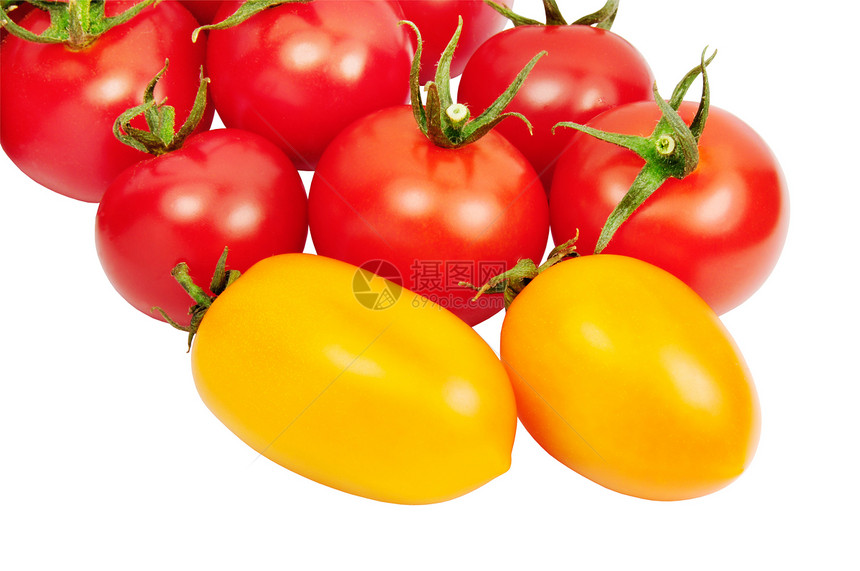 番茄藤蔓美食饮食叶子抛光食物水果蔬菜红色圆形图片