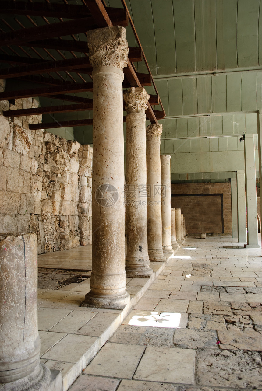 耶路撒冷建筑学圣地路面旅行图片