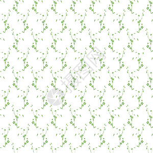 无缝花纹插图绘画条纹叶子创造力白色墙纸装饰绿色背景图片