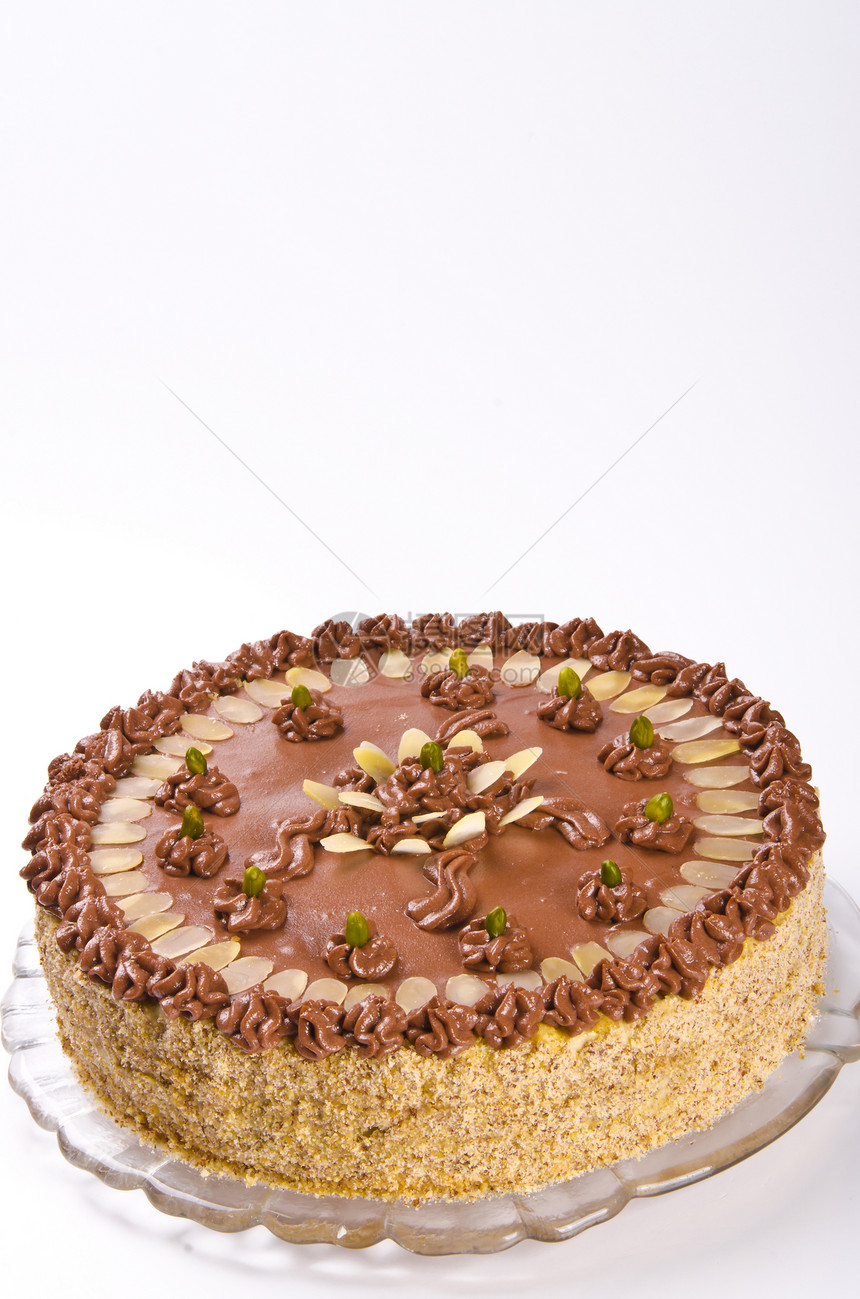Halva蛋糕婚姻盘子婚礼食物香草甜点派对生日巧克力橙子图片