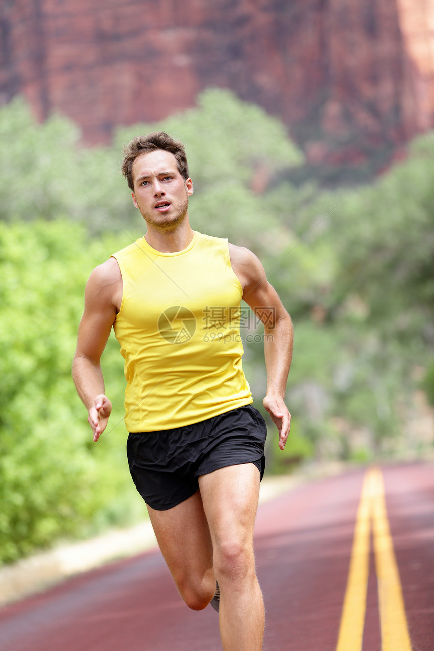 运动-跑步健身人图片