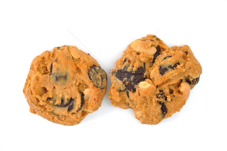 Cookies 饼干核桃甜点食物坚果巧克力巧克力片图片