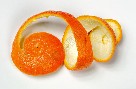 橙皮线圈果皮版权卷曲圣人营养热带皮肤水果螺旋背景图片