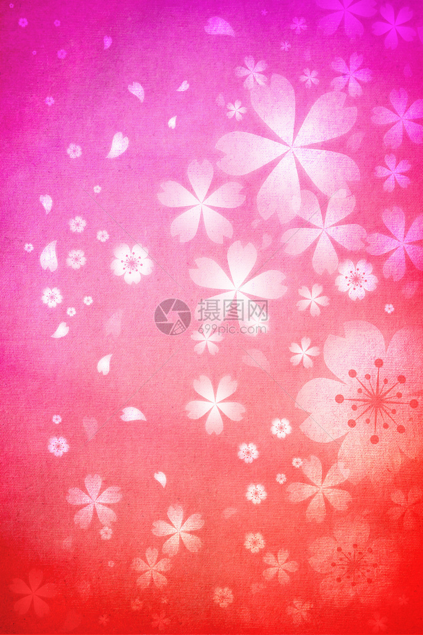 樱花花背景粉色季节织物柔软度红色花瓣纹理动画纺织品电脑图片