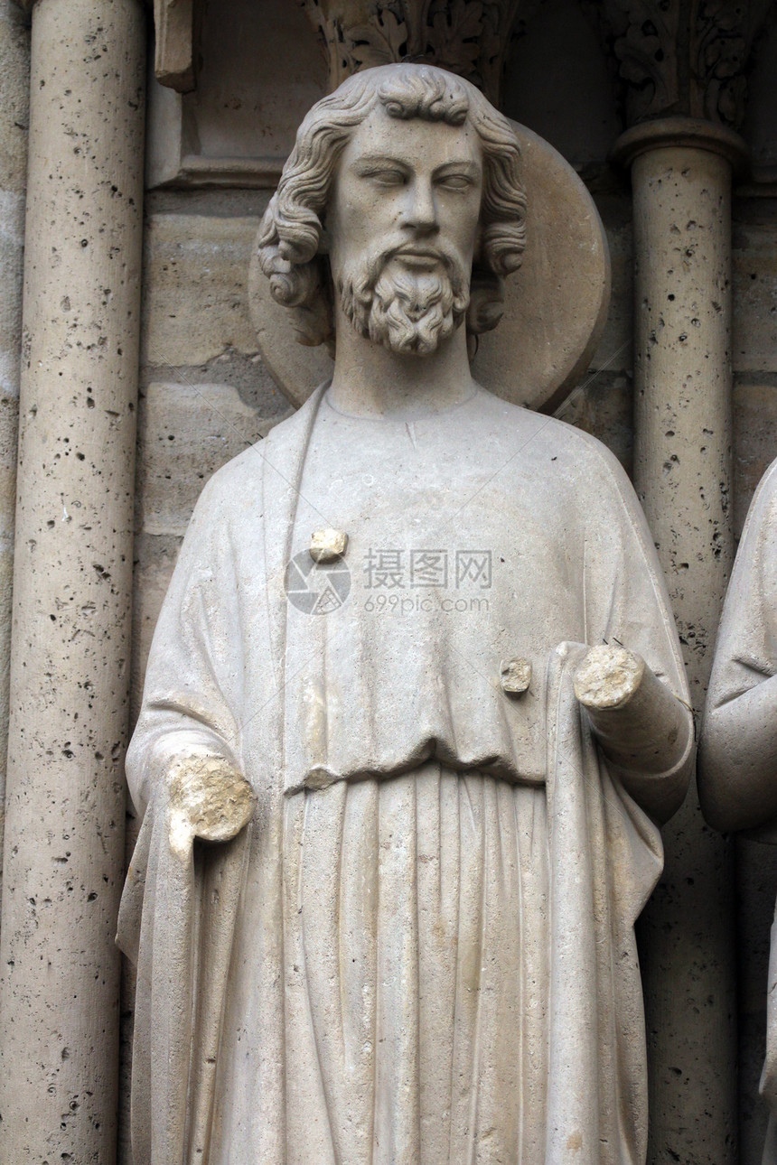 圣巴塞洛缪塑像上帝艺术宽慰入口教会喇叭灵魂游客建筑学图片