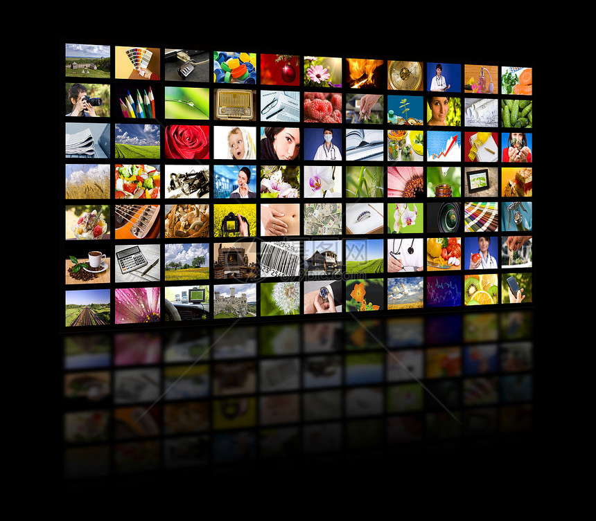 电视制作概念 电视电影板娱乐反射屏幕技术全球电子视频收藏电影电影业图片