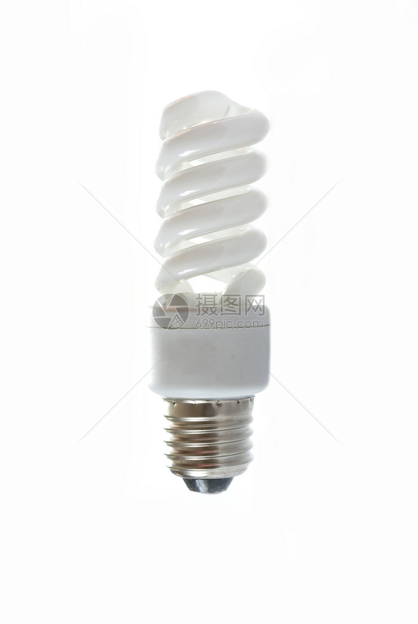 blub 灯泡储蓄管子照明账单水电费荧光力量玻璃设备白色图片