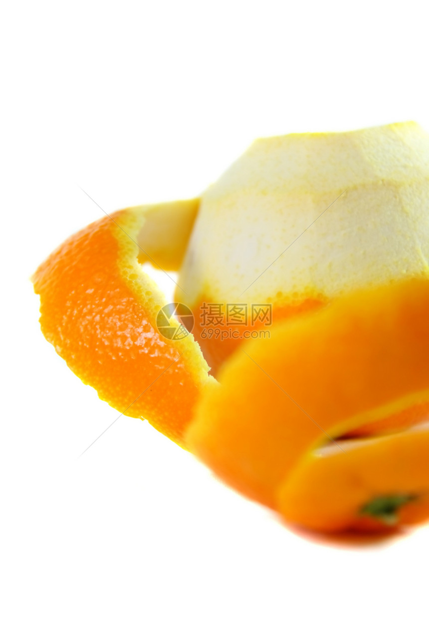 脱橙色白色饮食水果食物果汁图片