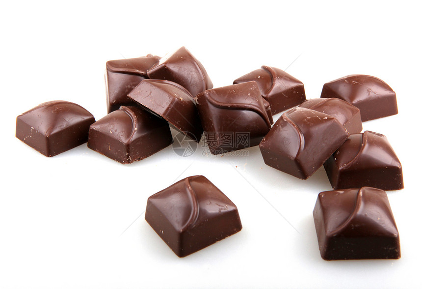 巧克力糖果美食黑色食物白色棕色牛奶甜点可可小吃图片