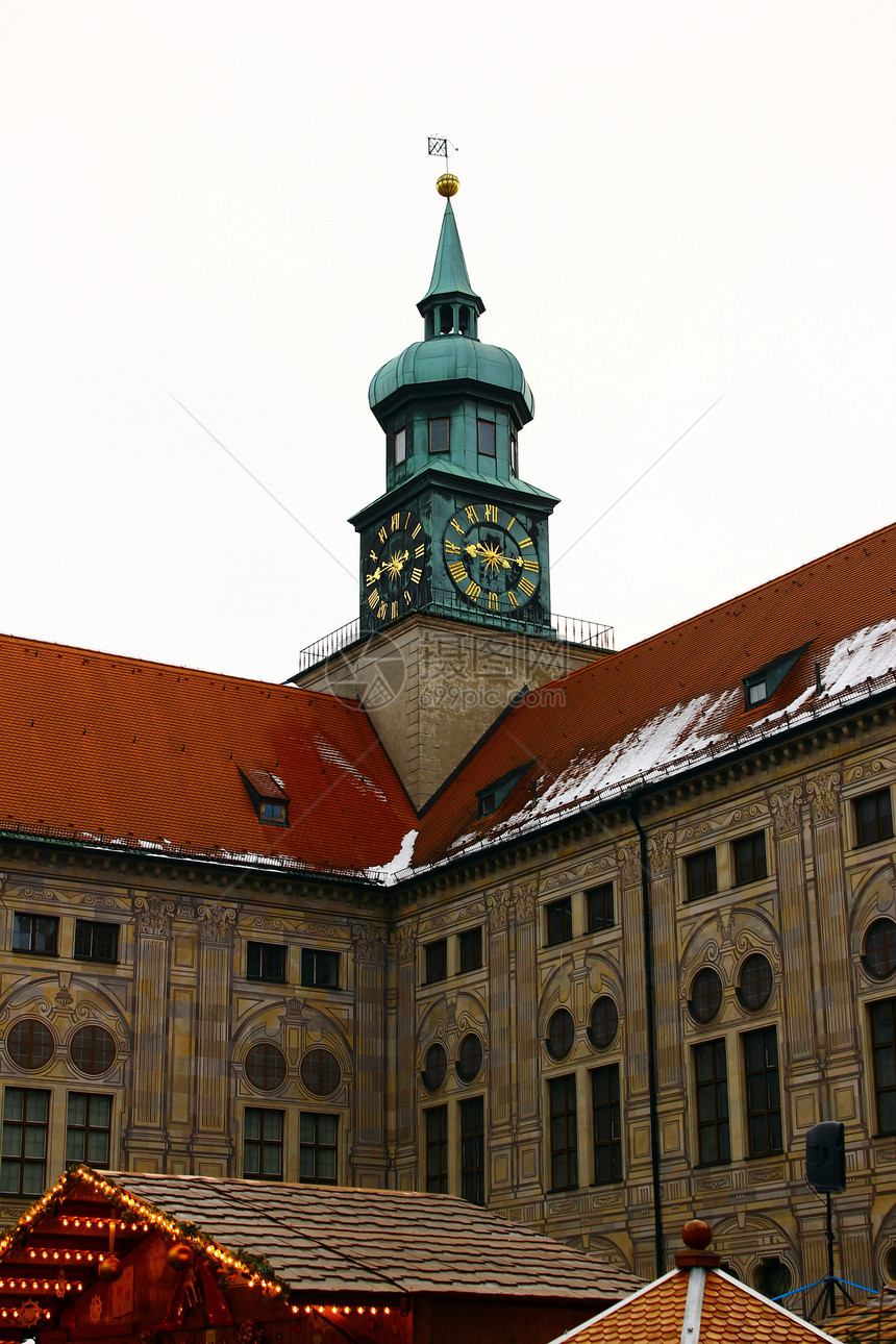 德国慕尼黑Residenz旅游风格文化地标建筑学建造住所场景贵族结构图片