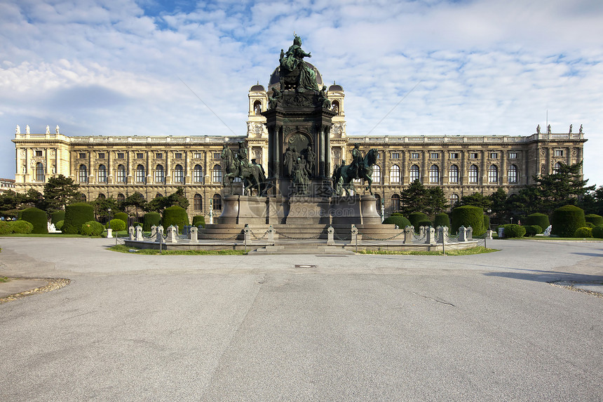 奥地利维也纳历史性雕像风格首都城市教会纪念碑博物馆历史图片