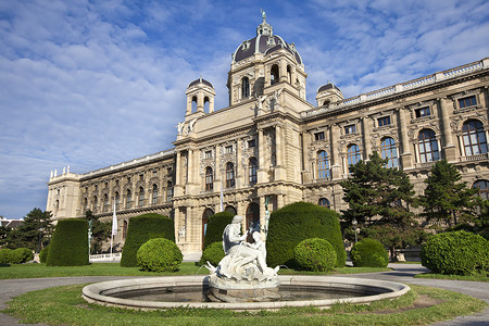 拜伯丽镇奥地利维也纳纪念碑教会文化蓝色景观天际首都历史假期天空背景