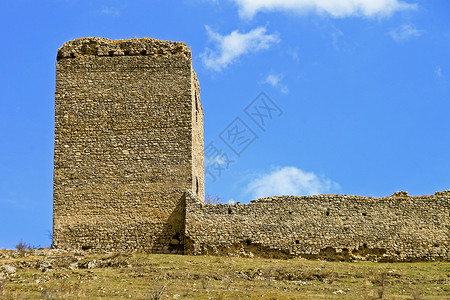 科尔特斯提省托罗克森杰吉奥尔吉的城堡废墟高清图片