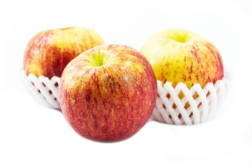 孤立苹果红色水果市场饮食沙拉营养食物果汁图片