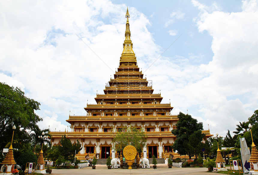泰国的寺庙叫信仰建筑学旅行天空建筑图片