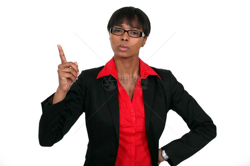 愤怒的妇女人士工作商务职业戏服白色权威公司老板化妆品图片