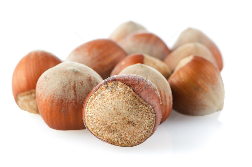 美味的栗子甜点水果种子白色宏观早餐棕色木头团体饮食图片