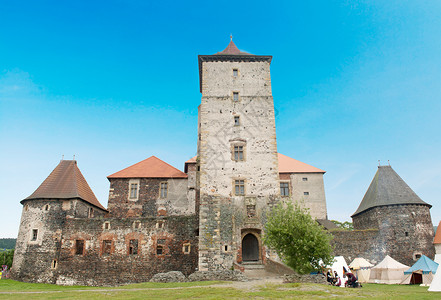 斯维霍夫建筑学城堡建筑历史性历史景点背景图片
