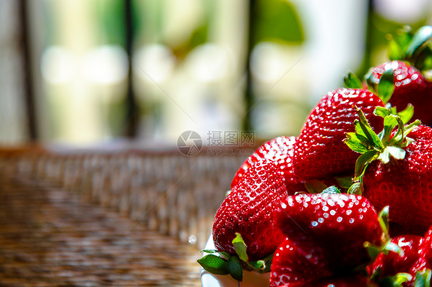 草莓浆果果味养分美食营养反射小吃宏观种子饮食图片