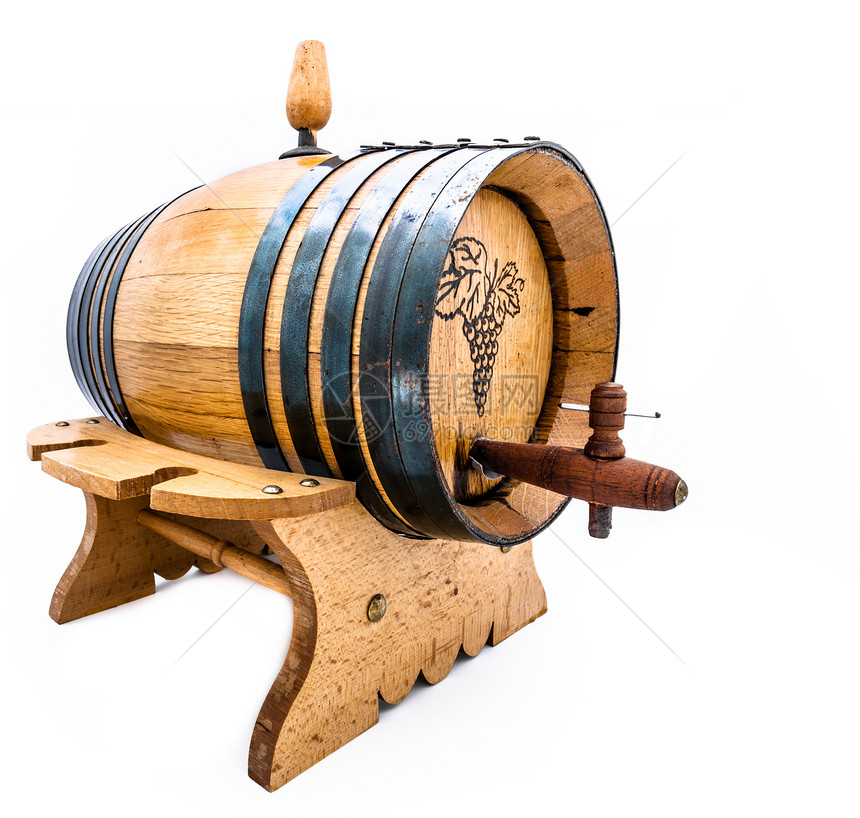 酒桶发酵木头味道球形饮料栽培藤蔓棕色白色橡木图片