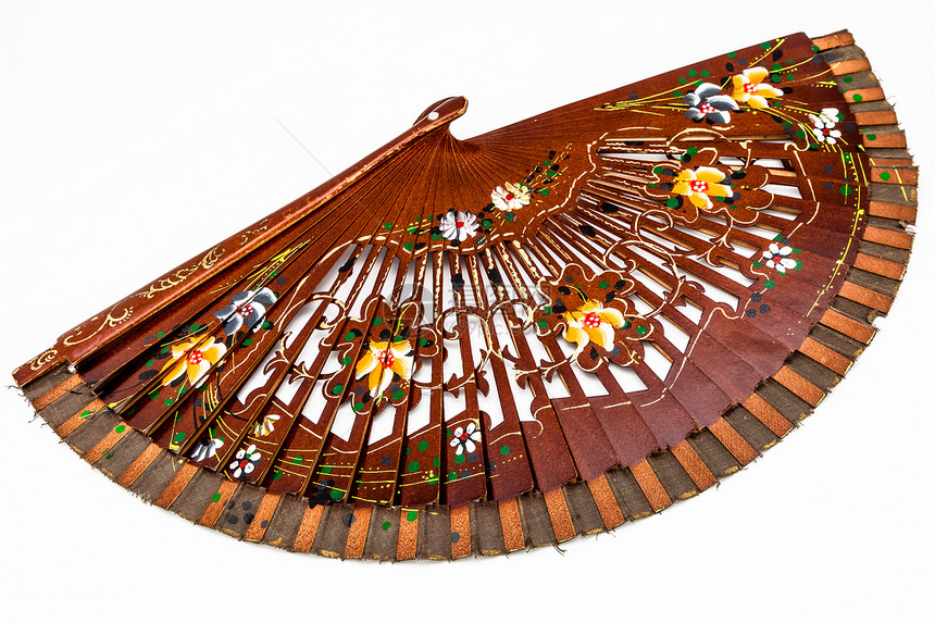 西班牙西班牙语粉丝木头文化艺术配饰纪念品工艺扇子图片