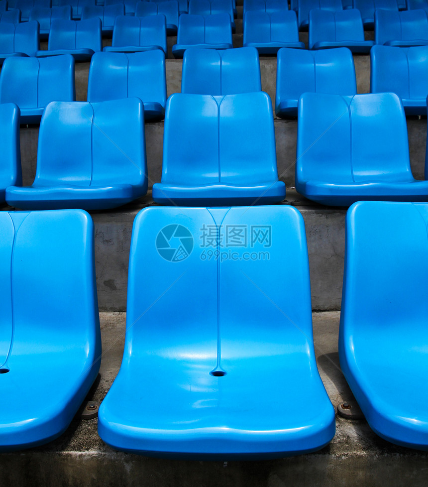 蓝色体育场的座位图片