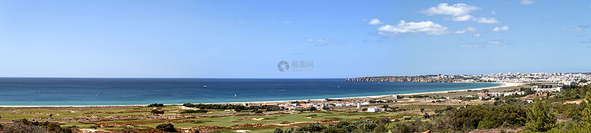 葡萄牙阿尔加夫拉各斯全景景观图片