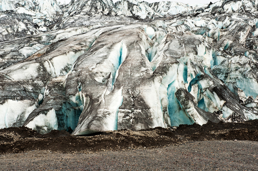 冰川山沟冰山远足峡谷季节高度高山鸿沟洞穴场景图片