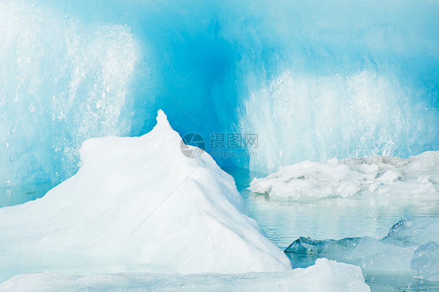 冰川场景季节蓝色冰山高山沙龙冻结图片