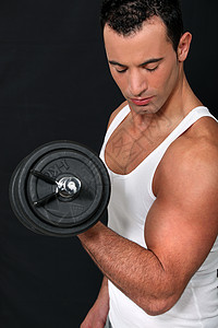 男性举重力量竞赛男人身体竞争工作白色球鞋耐力运动背景图片