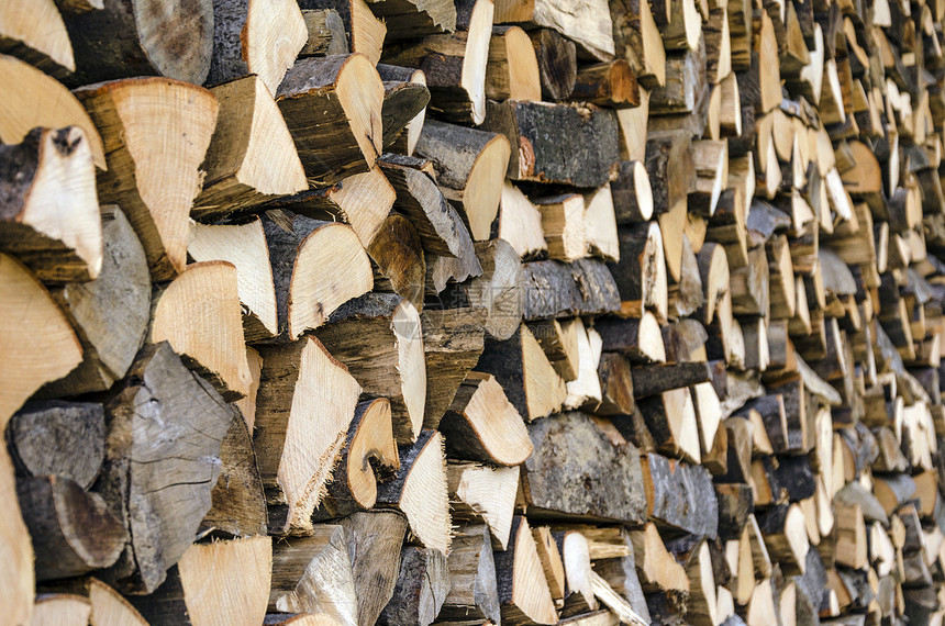 木柴材料贮存壁炉送货森林资源木材木头火炉活力图片