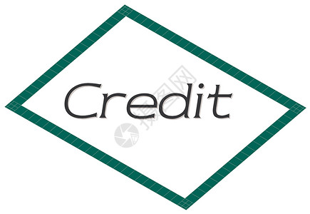 CREDIT 标志背景图片