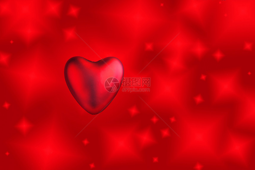 红心和红背景念日婚礼庆典红色幸福卡片图片