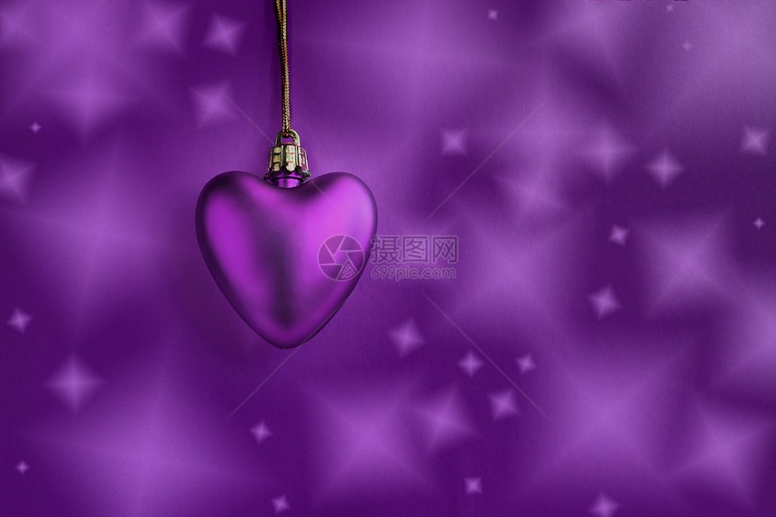 色素心脏和背景念日卡片婚礼薰衣草庆典紫色幸福图片