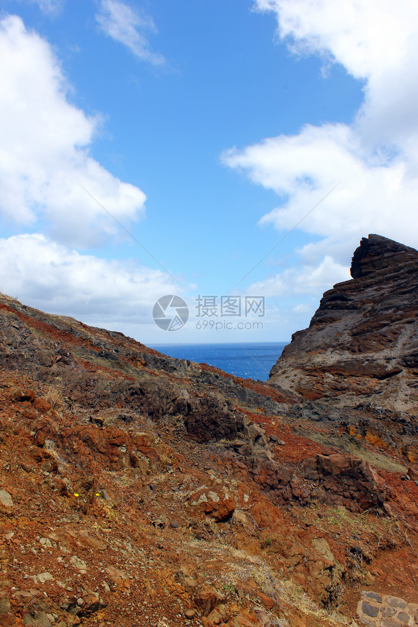 葡萄牙马德拉岛冲浪旅游海景假期岛屿边缘气候波浪蓝色海滩图片