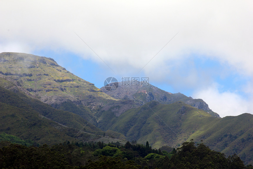 葡萄牙马德拉岛皮科阳光人行道乡村土地追求风景水平旅行日落通道图片