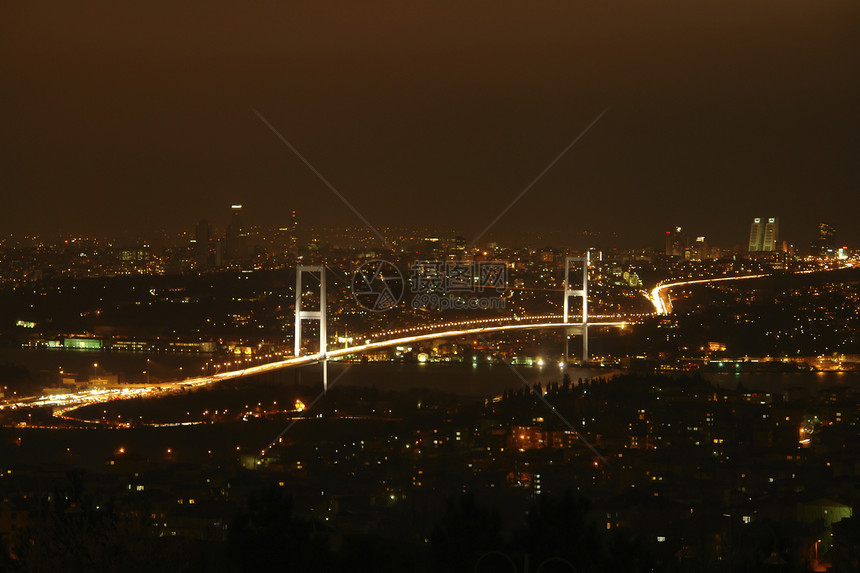 Bosphorus桥风景旅游场景水平建筑学景观时间火鸡城市棕色图片