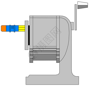 Pencil 锐化器螺丝帽刨花圆柱便利公司刀刃办公室塑料星星木头设计图片