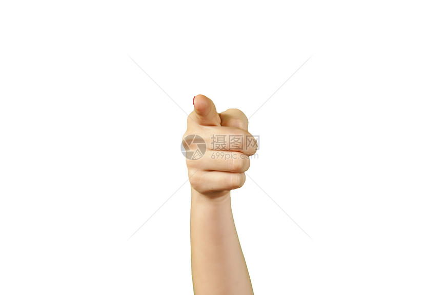 美丽的女人用修指甲的手手指拇指皮肤女性女孩手势棕榈手腕化妆品美甲图片