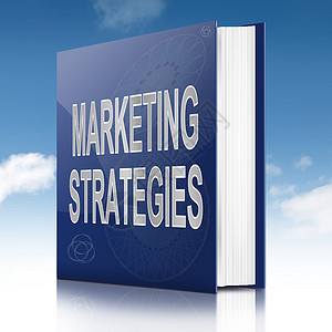 营销战略概念金融天空创造力创新推广战术广告公司蓝色生长背景图片