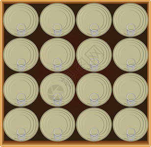 锡罐罐装食品盒设计图片