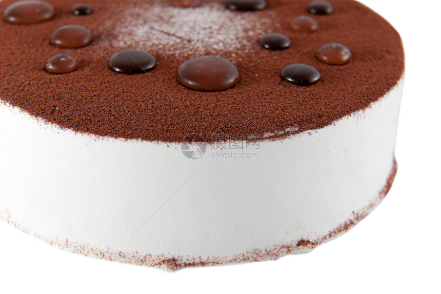 生日蛋糕宏观馅饼脆皮糕点面包巧克力甜点庆典糖果食物图片