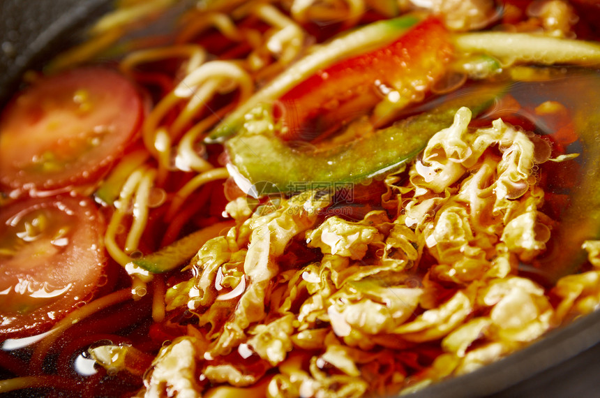 中国菜肉汤和蔬菜饮食特写食物盘子营养餐厅杯子烹饪美食图片