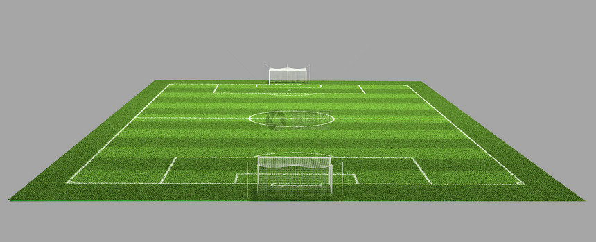 足球场运动风格白色地面足球装饰场地插图游戏线条图片